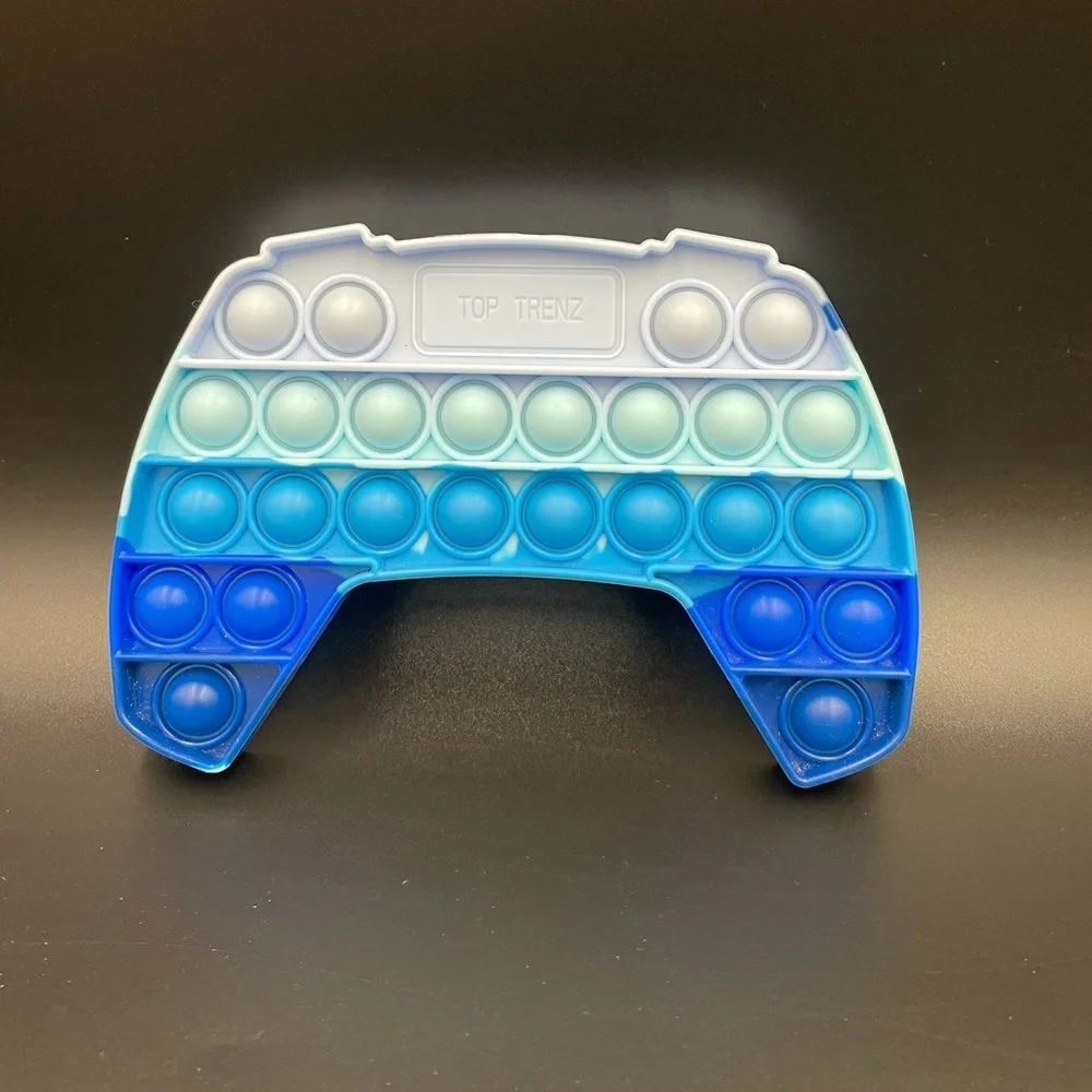 Controller top trenz blue 5” x 7” bubble popit Toy
